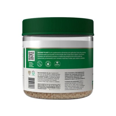 Vitafor Isocrisp Plant Proteína Vegetal Crocante 240g | Farmácia d'Arrábida