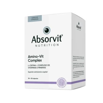 7628743 Absorvit Nutri Amino-Vit 30 Comp + 30 Caps | Energia + Cansaço
