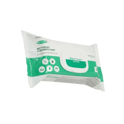 3468080797635 Aseptonet Toalhetes Desinfetantes Superfícies 100un