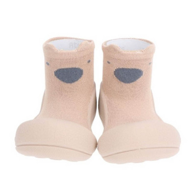 8809770866678 Attipas Animals Beige Tamanho 22.5 | Sapato Bebé Barefoot