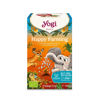 4012824406926 Yogi Tea Happy Farming Chá Bio x17 Saquetas | Rooibos e Baunilha