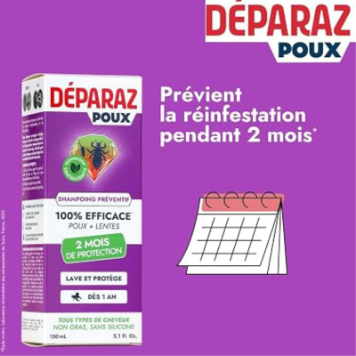Déparaz Champô Preventivo Anti-Piolhos 150ml | Farmácia d'Arrábida