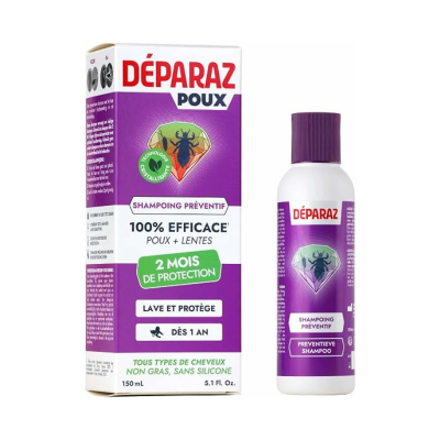 7611616 Déparaz Champô Preventivo Anti-Piolhos 150ml | Até 2 Meses