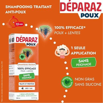 Deparaz Champô Tratamento Anti-Piolhos 150ml | Farmácia d'Arrábida