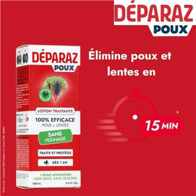 Déparaz Loção Tratamento Anti-Piolhos 100ml | Farmácia d'Arrábida