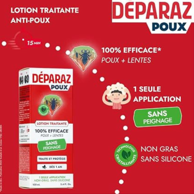 Déparaz Loção Tratamento Anti-Piolhos 100ml | Farmácia d'Arrábida