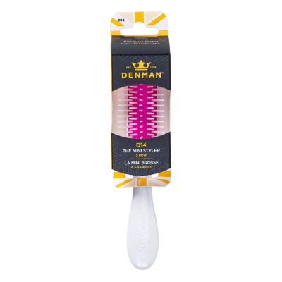 Denman D14 Escova Cabelo Mini Styler e Ondulado Branca | Farmácia d'Arrábida