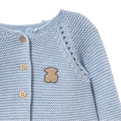 Tous Baby Conjunto de Malha Bebé Tricot Azul 0-1M | Presente recém nascido| Farmácia d'Arrábida