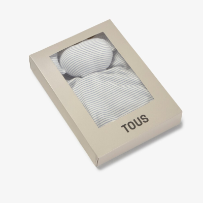 Tous Baby Doudou Riscas Azul  | Farmácia d'Arrábida