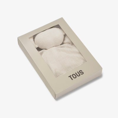 Tous Baby Doudou Riscas Bege | Farmácia d'Arrábida