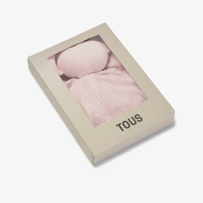 Tous Baby Doudou Riscas Rosa | Farmácia d'Arrábida