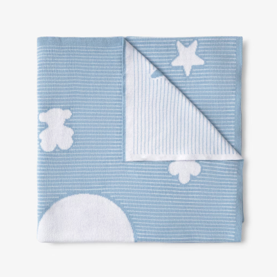 Tous Baby Manta Bebé para Berço Ursos Azul 78x104cm | Farmácia d'Arrábida