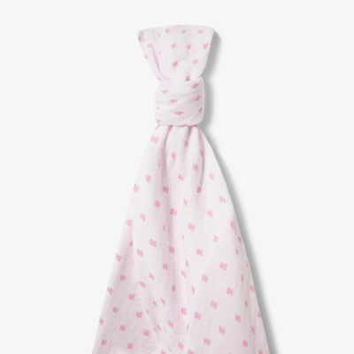 Tous Baby Musselina Bebé de Algodão Ursos Rosa 98x118cm | Farmácia d'Arrábida