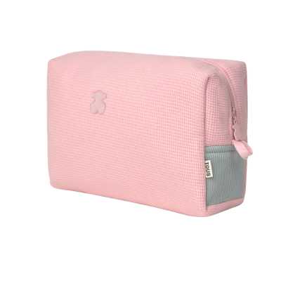 Tous Baby Nécessaire Rosa com Urso Bordado 26cm | Farmácia d'Arrábida