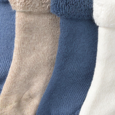 Tous Baby Conjunto 4 Pares de Meias Bebé Azul 6-12M | Farmácia d'Arrábida