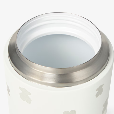 Tous Baby Mini Brunch Termo Fluffy  Revestimento Cerâmico Ursos bege 400ml | Farmácia d'Arrábida