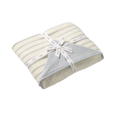 Tous Baby Toalha de Banho com Capuz Riscas Azul 75x100cm | Farmácia d'Arrábida
