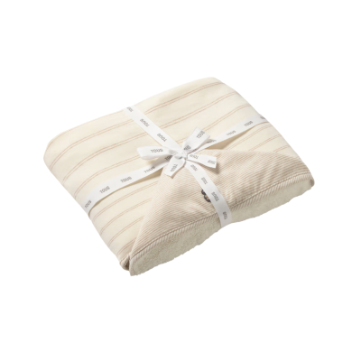 Tous Baby Toalha de Banho com Capuz Riscas Bege 75x100cm | Farmácia d'Arrábida