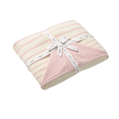 Tous Baby Toalha de Banho com Capuz Riscas Rosa 75x100cm | Farmácia d'Arrábida