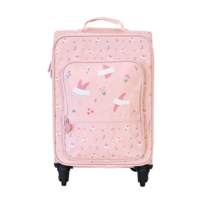 Tutete Mala com Rodas Blossom Birds 54cm | Trolley Criança