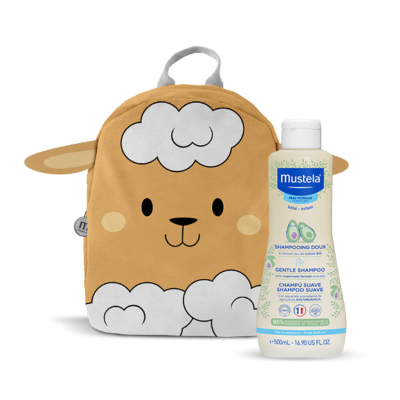Mustela Champô Suave Bebé 500ml + OFERTA Mochila Ovelha