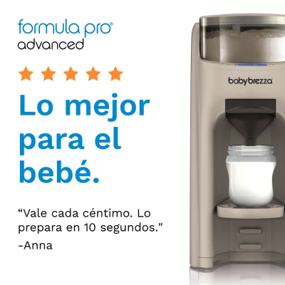 Baby Brezza Formula Pro Advanced Bege Preparador Biberões e Dispensador Fórmula | Farmácia d'Arrábida