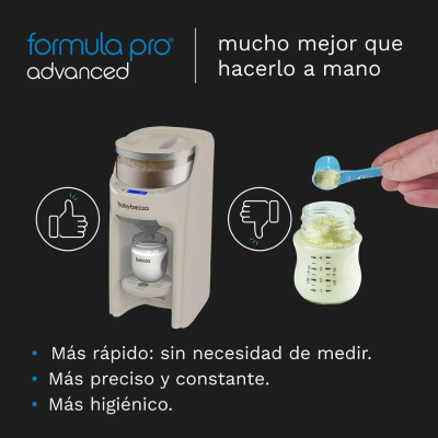 Baby Brezza Formula Pro Advanced Bege Preparador Biberões e Dispensador Fórmula | Farmácia d'Arrábida