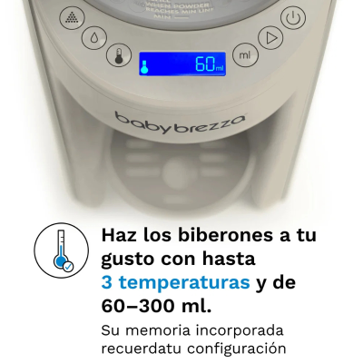 Baby Brezza Formula Pro Advanced Bege Preparador Biberões e Dispensador Fórmula | Farmácia d'Arrábida