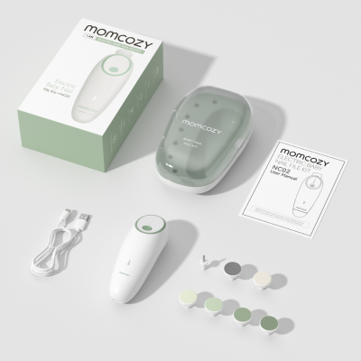 Momcozy Lima Elétrica para Unhas do Bebé Verde | Farmácia d'Arrábida