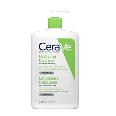 7620427 Cerave Creme de Limpeza Hidratante 976ml | Pele Seca