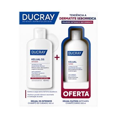 7611913 Ducray Pack Kelual DS Champô Intensive Oferta Champô Elution | Anticaspa