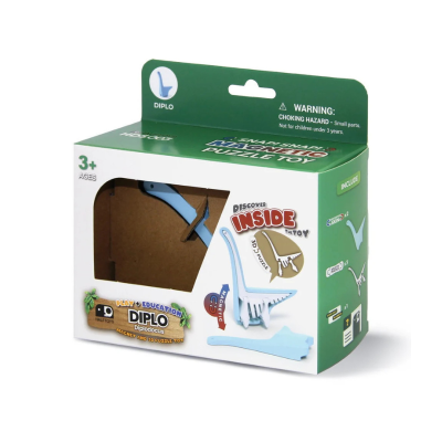 Halftoys Dino Friends Diplodocus Puzzle 3D Magnético | Farmácia d'Arrábida
