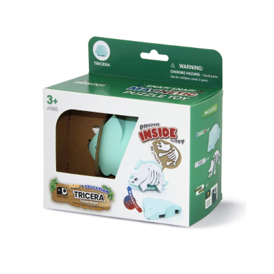 Halftoys Friends Triceratops Puzzle 3D Magnético +3 Anos | Farmácia d'Arrábida