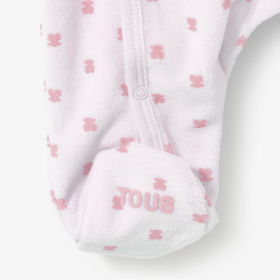 Tous Baby Babygrow Cruzado Algodão Ursos Rosa 0-1M | Farmácia d'Arrábida