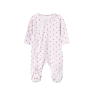 8434134557895 Tous Baby Babygrow Cruzado Algodão Ursos Rosa 1-3M