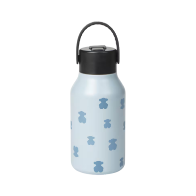 8434134553774 Tous Baby Garrafa Térmica Infantil com Palhinha Ursos Azul T.Fluffy 350ml