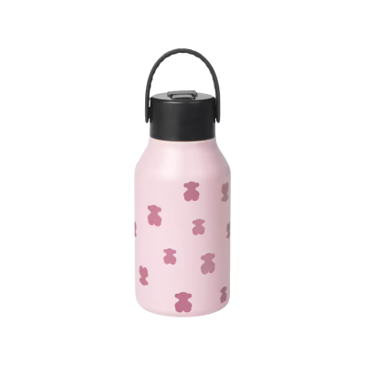 8434134553767 Tous Baby Garrafa Térmica Infantil com Palhinha Ursos Rosa T.Fluffy 350ml