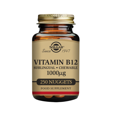 0033984032309 Solgar Vitamina B12 1000 ug 250 Comprimidos Mastigáveis