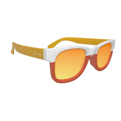Chicco Óculos de Sol Laranja com Lentes Espelhadas +24M | Inclui estojo