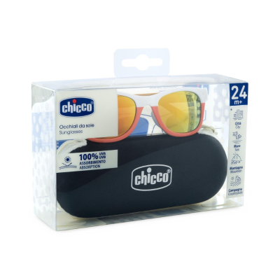 Chicco Óculos Sol Laranja Lentes Espelhadas +24M | Farmácia d'Arrábida