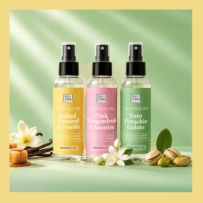 Soivre Cosmetics Yum Pistachio Gelato Nº33 Bruma Perfumada Cabelo Corpo 100ml | Farmácia d'Arrábida