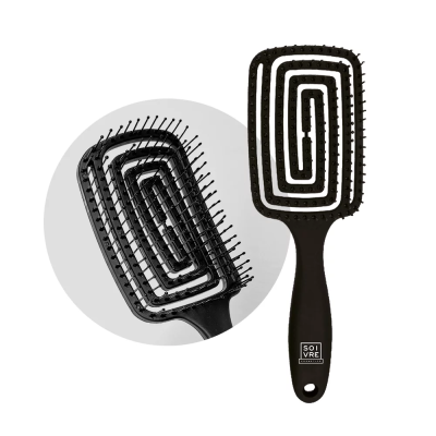 8436536895360 Soivre Cosmetics Escova de Cabelo Flex Profissional | Desembaraçar