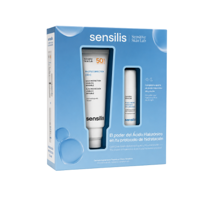 Sensilis Coffret Photocorrection HA SPF50 + Sérum Hialurónico | Farmácia d'Arrábida