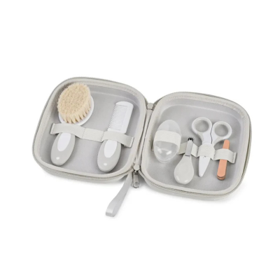 8424568394647 Saro Necessaire de Higiene para Bebé Cinza | Kit 6 Peças