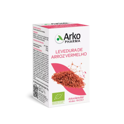 Arkocápsulas Levedura de Arroz Vermelho 45 Cápsulas