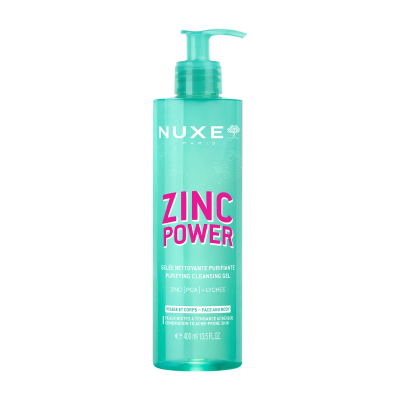 7636183 Nuxe Zinc Power Gel de Limpeza Purificante 400ml