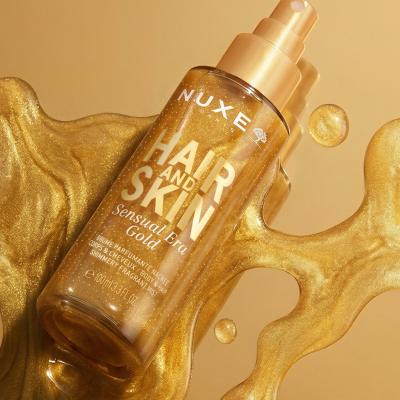 Nuxe Sensual Era Gold Bruma Perfumada Corpo e Cabelo 100ml | Farmácia d'Arrábida