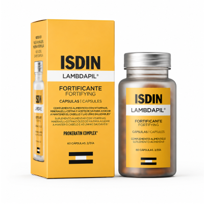 7596445 Isdin Lambdapil Fortificante 60 Cápsulas | Cuidado Anti-Queda