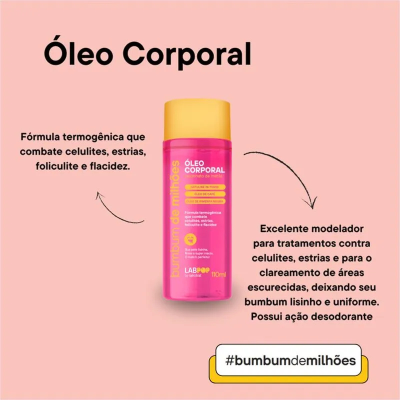 Labotrat Bumbum de Milhões Óleo Termogénico 110ml  | Farmácia d'Arrábida