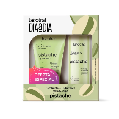 7898632476545 Labotrat Dia a Dia Pack Pistache Esfoliante 150g + Hidratante 190ml